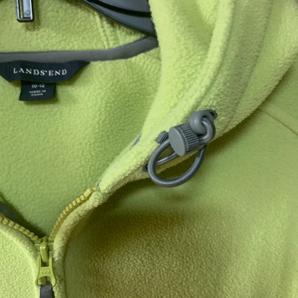 Land's End Sz Md 10-12 Fleece Full Zip Jacket Women's - Picture 4 of 10